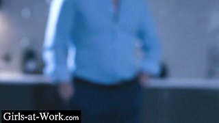 Doggy smut with sultry Clea Gaultier from Girls At Work