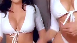 College teen pledges lesbian toying