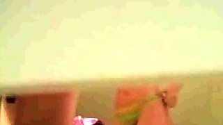 peeping at stepsister when she puts on lingerie