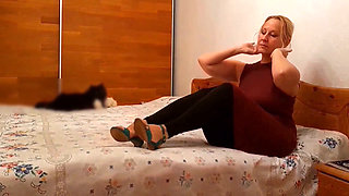 Amateur Blonde Mature Wife Enjoys Oral Sex