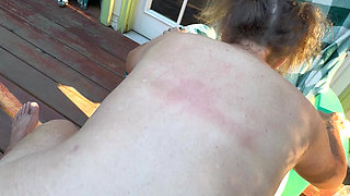 More Dirty Farm Wife, Mutual Masturbation and Doggie Outside