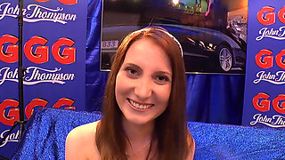 Gangbang Orgy - Blonde Babe Takes Multiple Cumshots Until She's Covered in Sperma