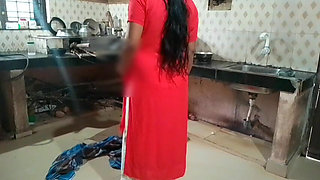 Malayali Couple Doing Blowjob in the Kitchen at Home