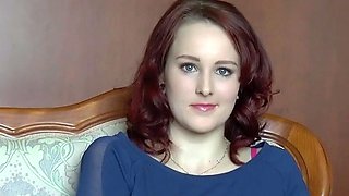 Ellie Barker A Redhead With Innocent Pussy Takes DP On