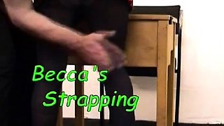 Becca's Strapping - from Wellspanked