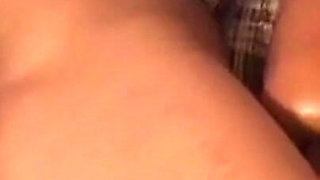 Mature Brunette MILF Takes Deep Anal While Caned