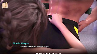 Brunette beauty with a big ass in steamy erotic tales