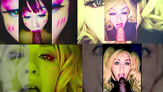 Goddess Lana - Hot Sensual Dildo Sucking Compilation 1