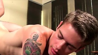 Male cleans with gay sex tapes Kyle Harley Fucks Alex Jordan