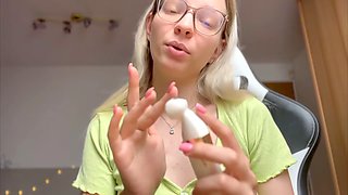Platinum-blonde Goddess Bella Rae transforms you into her doll in this sissy ASMR roleplay