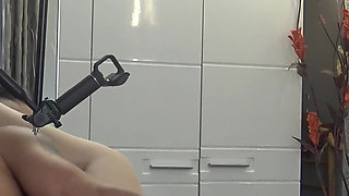 Behind the Scenes of Hairy Mature Lady Sissy Squirting Everywhere After Rough Fuck