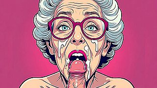 Vintage Cartoon Style Facials