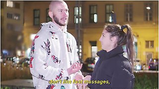 Cum Inside Me! - Petite Italian Teen 18+ Eva Generosi Picked Up In Public For Pussy Creampie