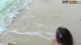Thailand Vacation Explicit Encounters: Raunchy Beach Sex with Cleopatra Rios & Slava