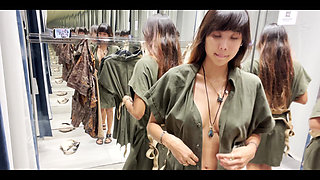 Trying Out This Dress Before I Cum on It Hehe