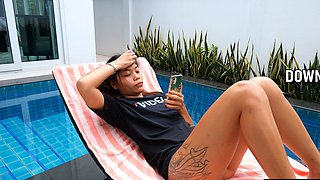Big ass Thai GF in a homemade sex tape