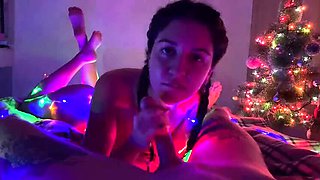 Russian teen double penetrated hard in ass and pussy - big cocks cum in her mouth