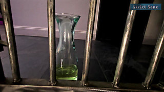 Lady Medea Pee for My Caged Toilet Slave POV