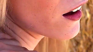 Skinny German Beauty Vivi Vallentine at Risky Outside POV Sex with Stranger