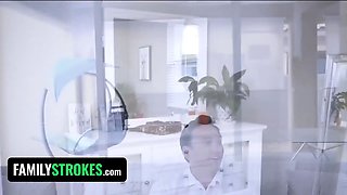 Innocent young daughter-in-law Ryder Rey bonds with her stepparents in a real taboo threesome