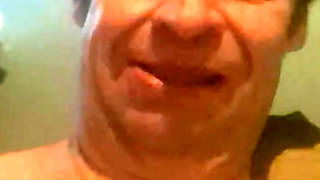 Husband fingers wife's asshole while she rubs her clit