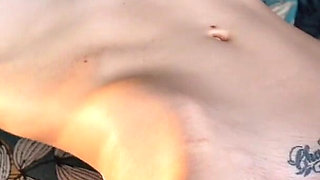 Super Skinny Petite Girl Fucked Hard with Huge Dildo on Sexmachine