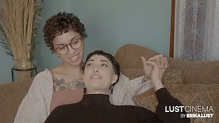 Swinging couple invites a friend for dinner that turns into a wild orgy to Someone Like You by Erika Lust