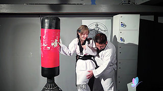 Bad Bad Fucks Her Karate Master in the Dojo