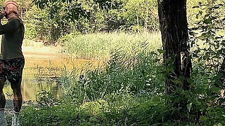 Lake Foot Worship - Stranger Licks Ass & Pussy to Orgasm