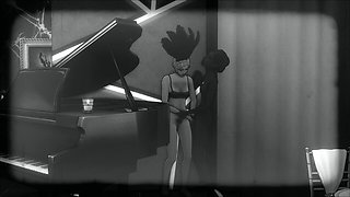 1940 style Burlesque sluts getting spanked and fucked hard