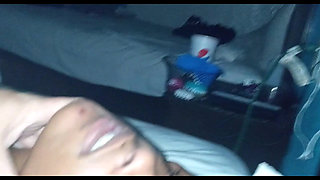 Skinny Ebony Teen POV Going Inside