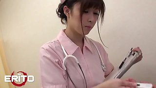 Erito - nurse honoka unclothes down patient and teases his sausage until he’s hard and prepared to fuck