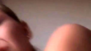 College Babe in Vintage Threesome Clip with Double Blowjob and Cum in Mouth