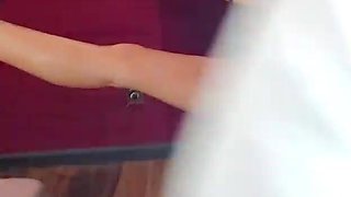 Blond Whore Gets Stuck In Hookup Wag And Used By 7 Dudes