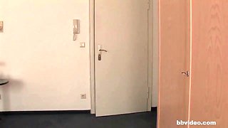 Beautiful German cougar fucks her old boss