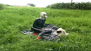 Presenting my latex photo shooting with my stuffed toys