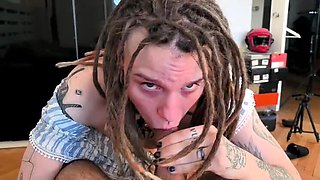 Balaklava Girl Gets Used Like a Toy - Deep Throat Blowjob & Hard Doggystyle Fuck