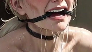 90 Year Old Granny Bathtub Bondage - Horny & Begging to Be Filled
