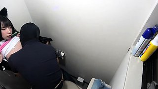 Subtitled POV Japanese AV busty bath blowjob handjob