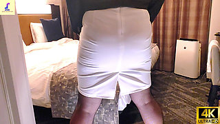 A Plump MILF in Her Work Clothes Gets Hooked on Sex with Her Affair Partner