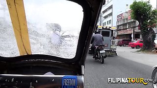 FILIPINA  BAREBACKED by HAIRY massive cock