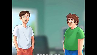 Summer adventure with a spicy yoga cougar in episode 93