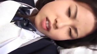 Cock drunk Asian babe getting hers down and hard