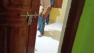 Desi Indian school students getting cock with tution teacher