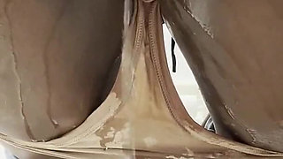 Pissing in the Work Toilet Compilation POV