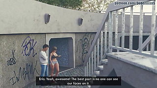 Dobermans Megan Episode 03 Unfaithful Big Ass Whore Fucking with the Police in Front of Her Girlfriend Addicted to Huge Black