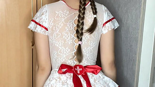 Striptease and Sweet Squirt. Masturbating for Joy