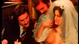 Freaky guy loves watching how his bride fucks another guy
