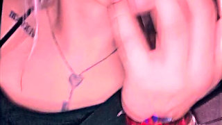 After Hours Rave! Two Party Girls Sharing My Cock