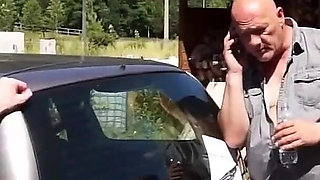 The sleazy car salesman, fucked for discount!